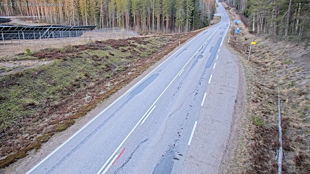 Weather Camera Image Road 435 Sulkava, Sulkava, Etelä-Savo
