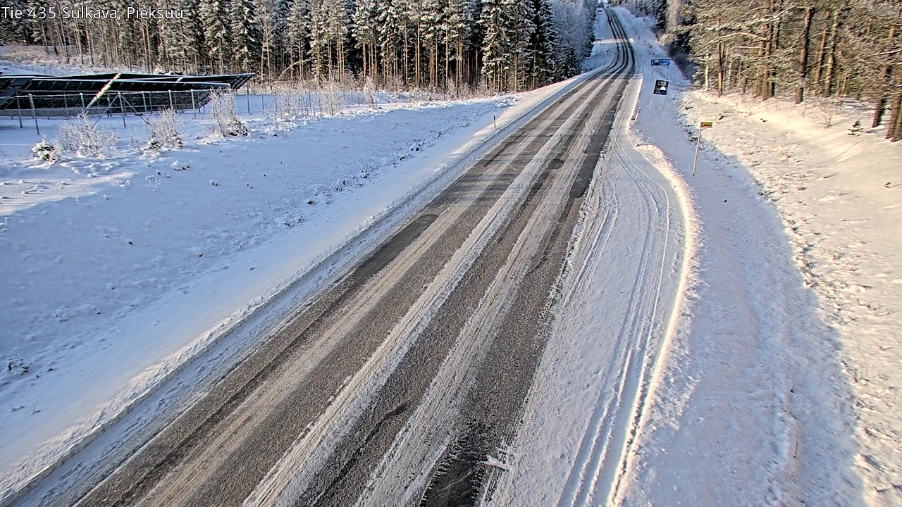Weather Camera Image Road 435 Sulkava, Sulkava, Etelä-Savo