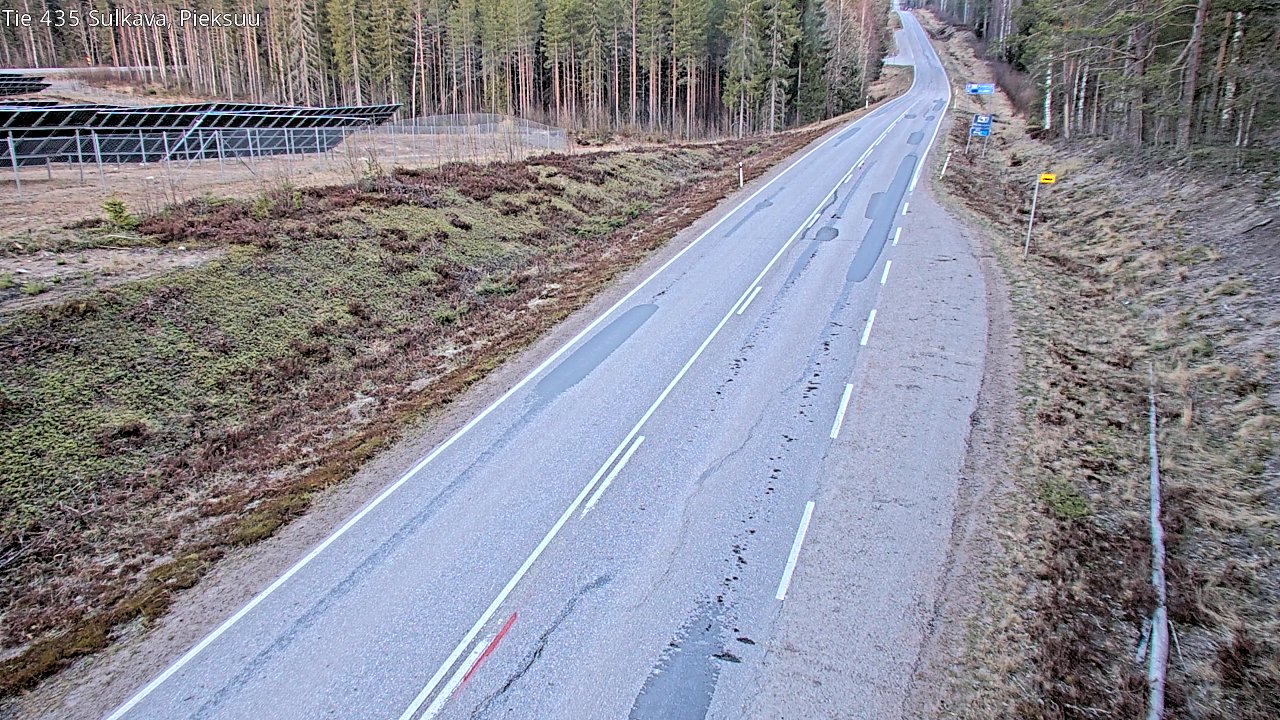 Weather Camera Image Road 435 Sulkava, Sulkava, Etelä-Savo