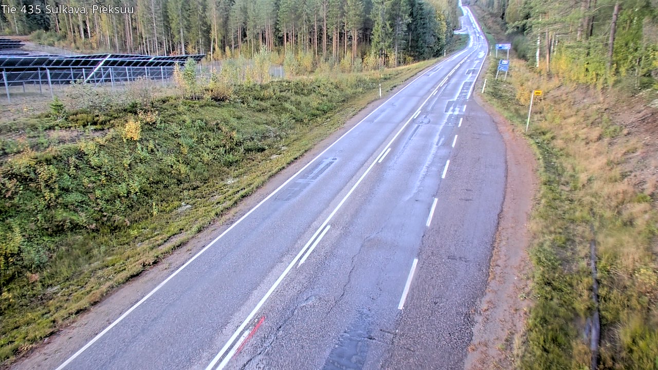 Weather Camera Image Road 435 Sulkava, Sulkava, Etelä-Savo