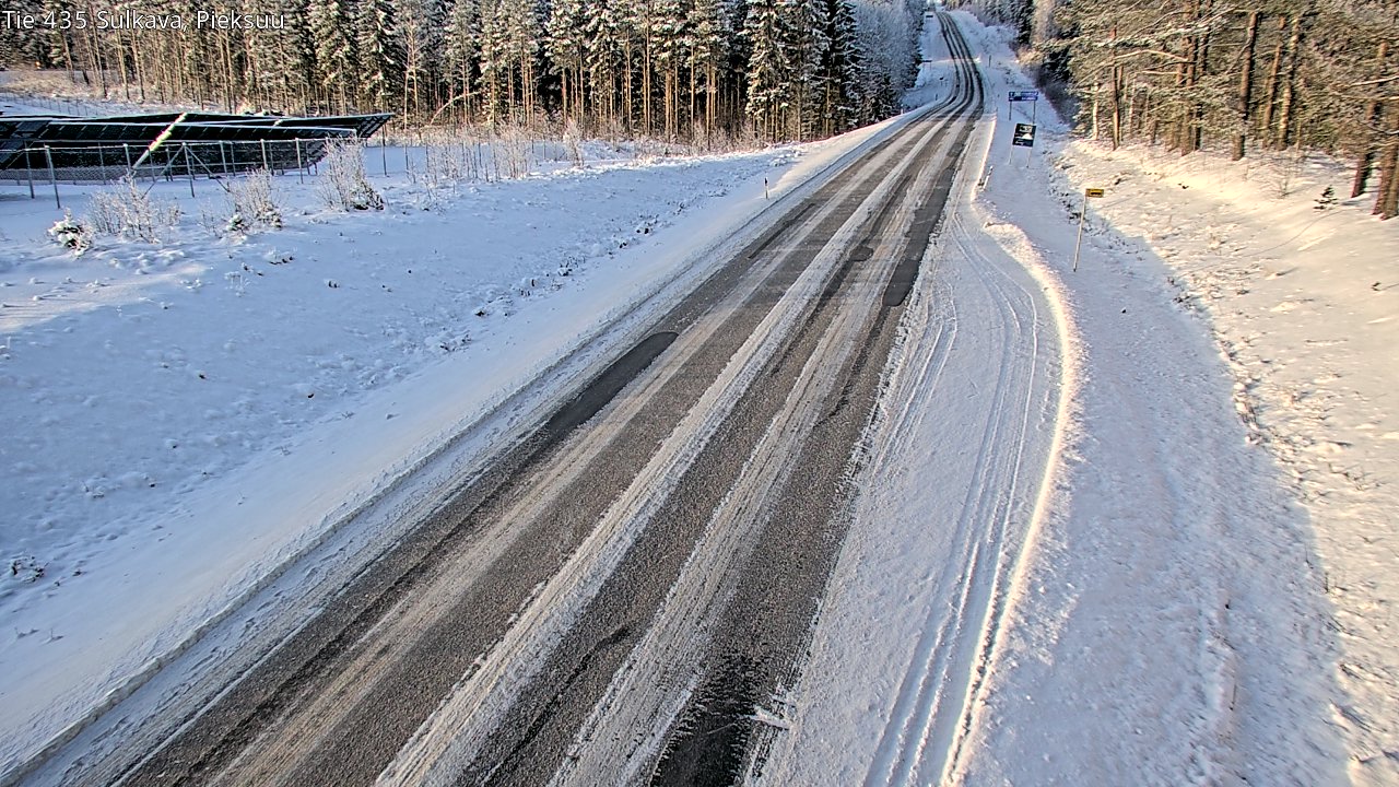 Weather Camera Image Road 435 Sulkava, Sulkava, Etelä-Savo