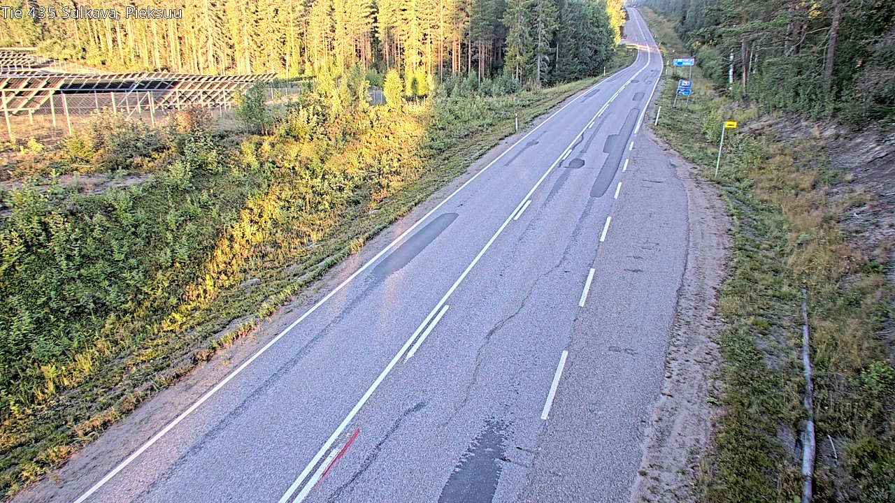 Weather Camera Image Road 435 Sulkava, Sulkava, Etelä-Savo