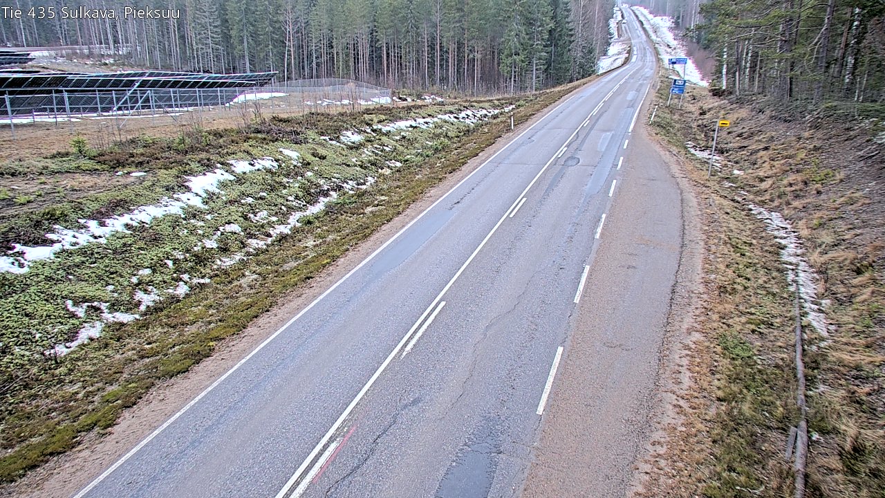 Weather Camera Image Road 435 Sulkava, Sulkava, Etelä-Savo