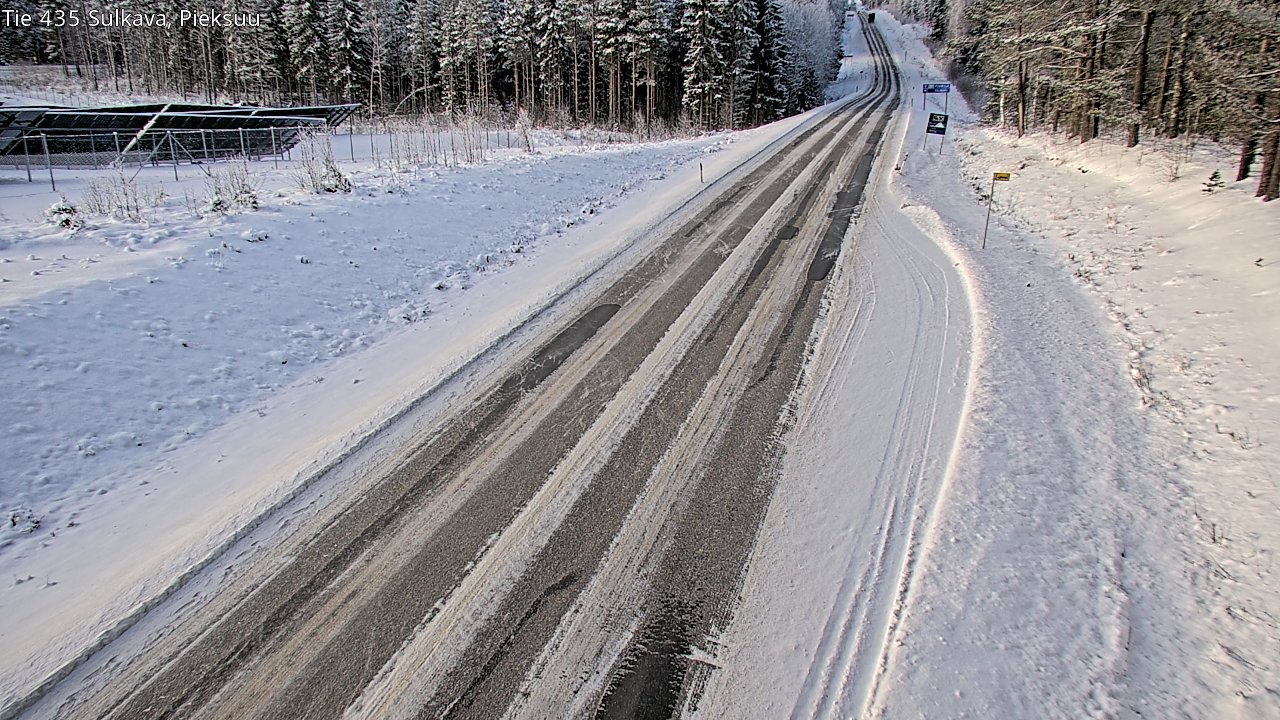 Weather Camera Image Road 435 Sulkava, Sulkava, Etelä-Savo