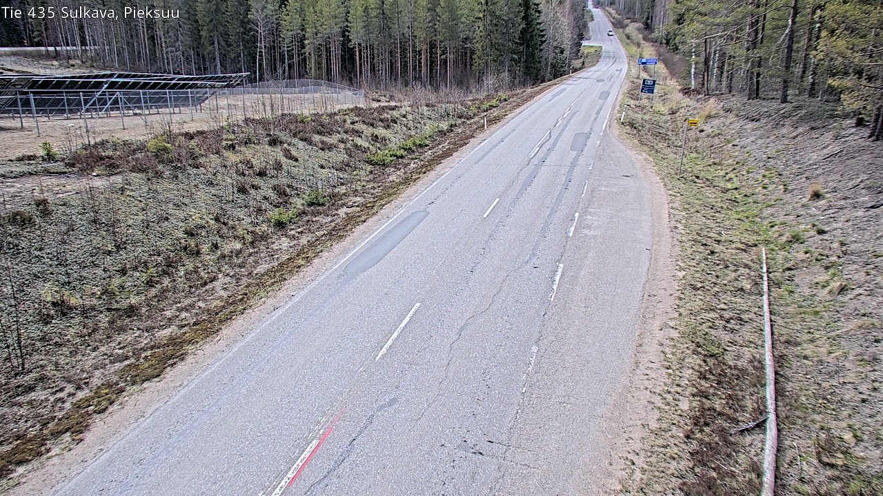 Weather Camera Image Road 435 Sulkava, Sulkava, Etelä-Savo
