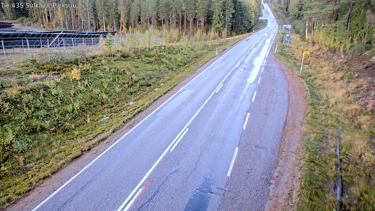 Weather Camera Image Road 435 Sulkava, Sulkava, Etelä-Savo