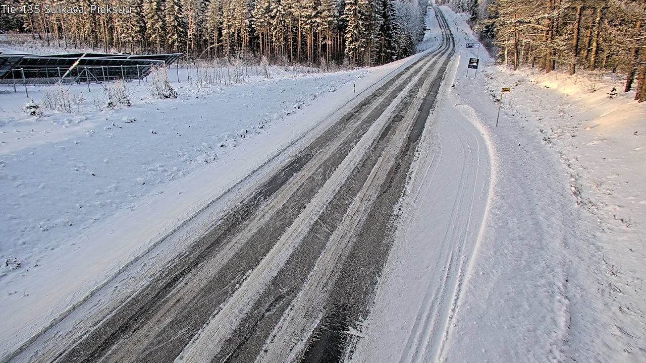 Weather Camera Image Road 435 Sulkava, Sulkava, Etelä-Savo