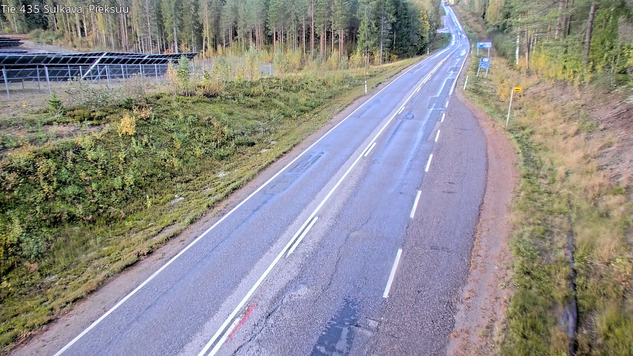 Weather Camera Image Road 435 Sulkava, Sulkava, Etelä-Savo
