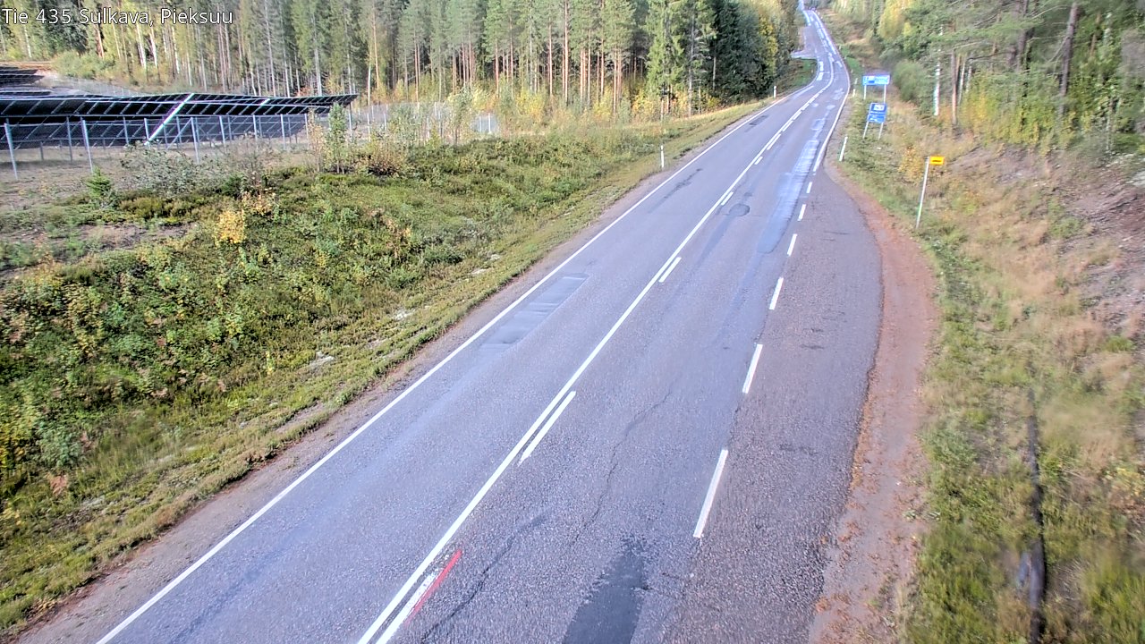 Weather Camera Image Road 435 Sulkava, Sulkava, Etelä-Savo