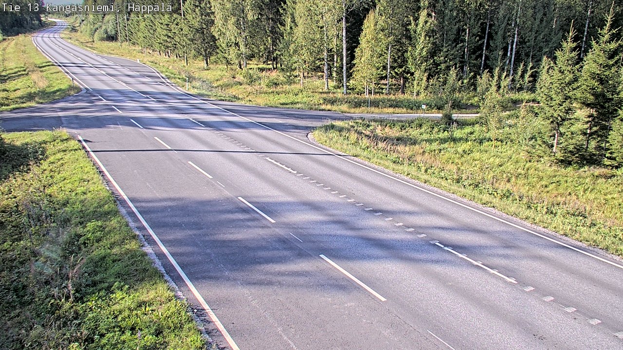 Kelikamerat Kuva Tie 13 Kangasniemi, Häppälä, Kangasniemi, Etelä-Savo