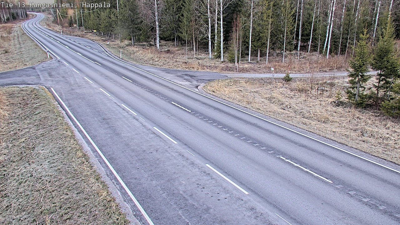 Weather Camera Image Väg 13 Kangasniemi, Häppälä, Kangasniemi, Etelä-Savo