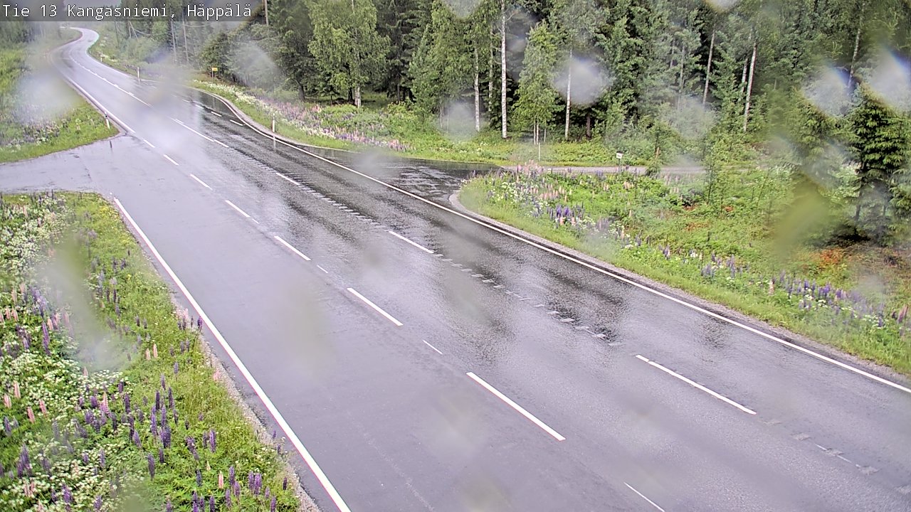 Kelikamerat Kuva Tie 13 Kangasniemi, Häppälä, Kangasniemi, Etelä-Savo