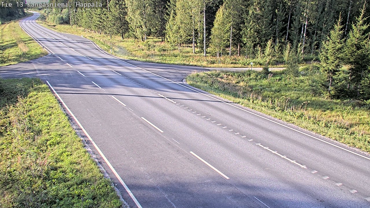 Kelikamerat Kuva Tie 13 Kangasniemi, Häppälä, Kangasniemi, Etelä-Savo