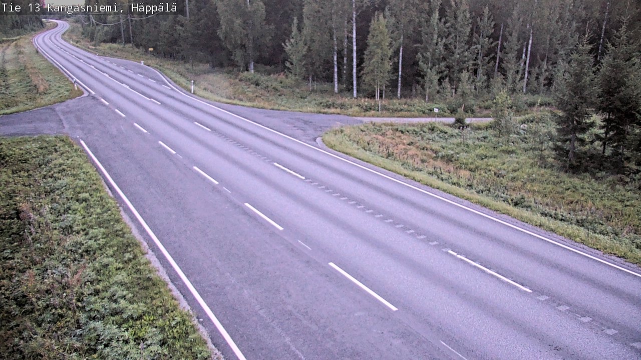 Kelikamerat Kuva Tie 13 Kangasniemi, Häppälä, Kangasniemi, Etelä-Savo