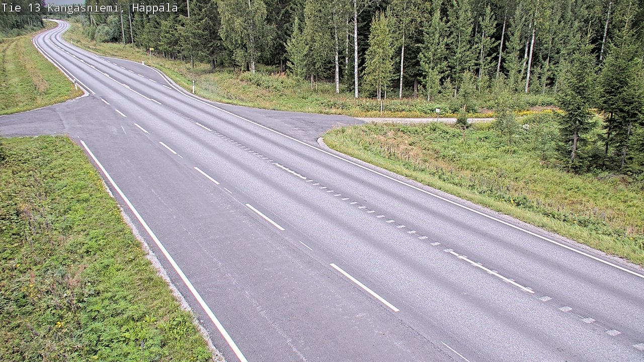 Weather Camera Image Road 13 Kangasniemi, Häppälä, Kangasniemi, Etelä-Savo