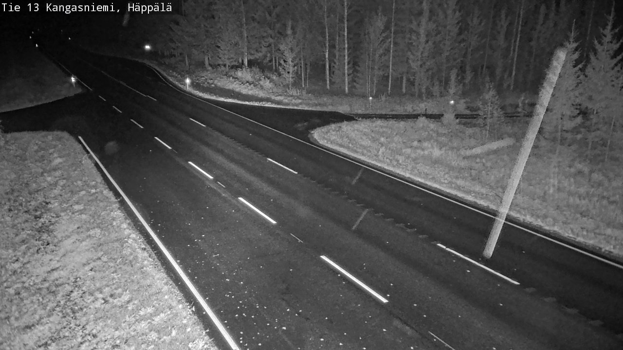 Weather Camera Image Road 13 Kangasniemi, Häppälä, Kangasniemi, Etelä-Savo