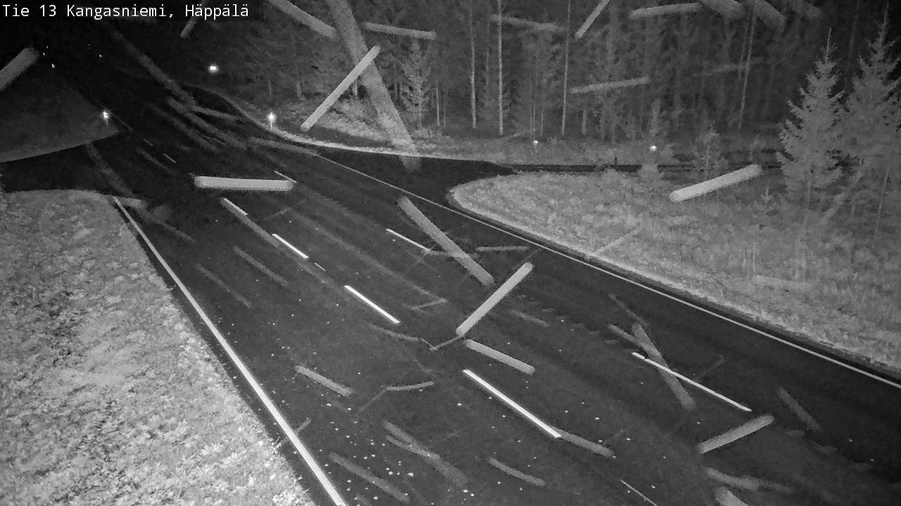 Weather Camera Image Road 13 Kangasniemi, Häppälä, Kangasniemi, Etelä-Savo