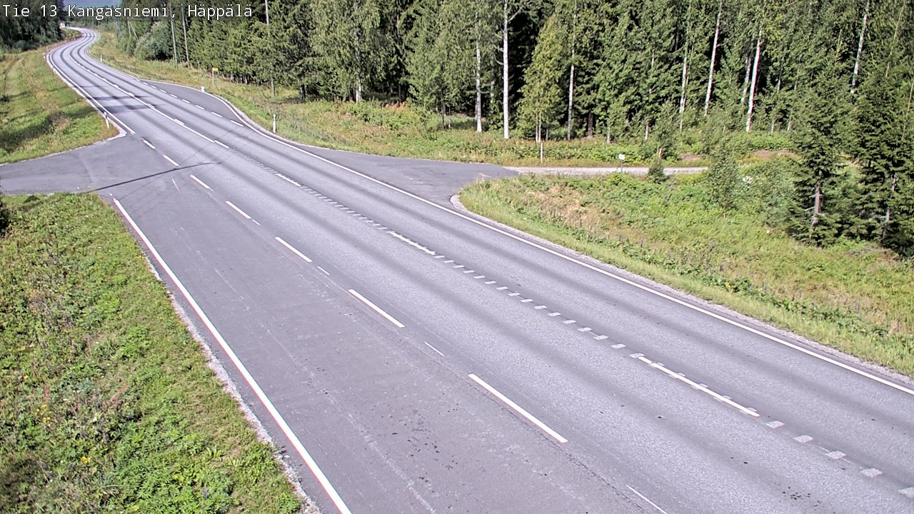 Kelikamerat Kuva Tie 13 Kangasniemi, Häppälä, Kangasniemi, Etelä-Savo
