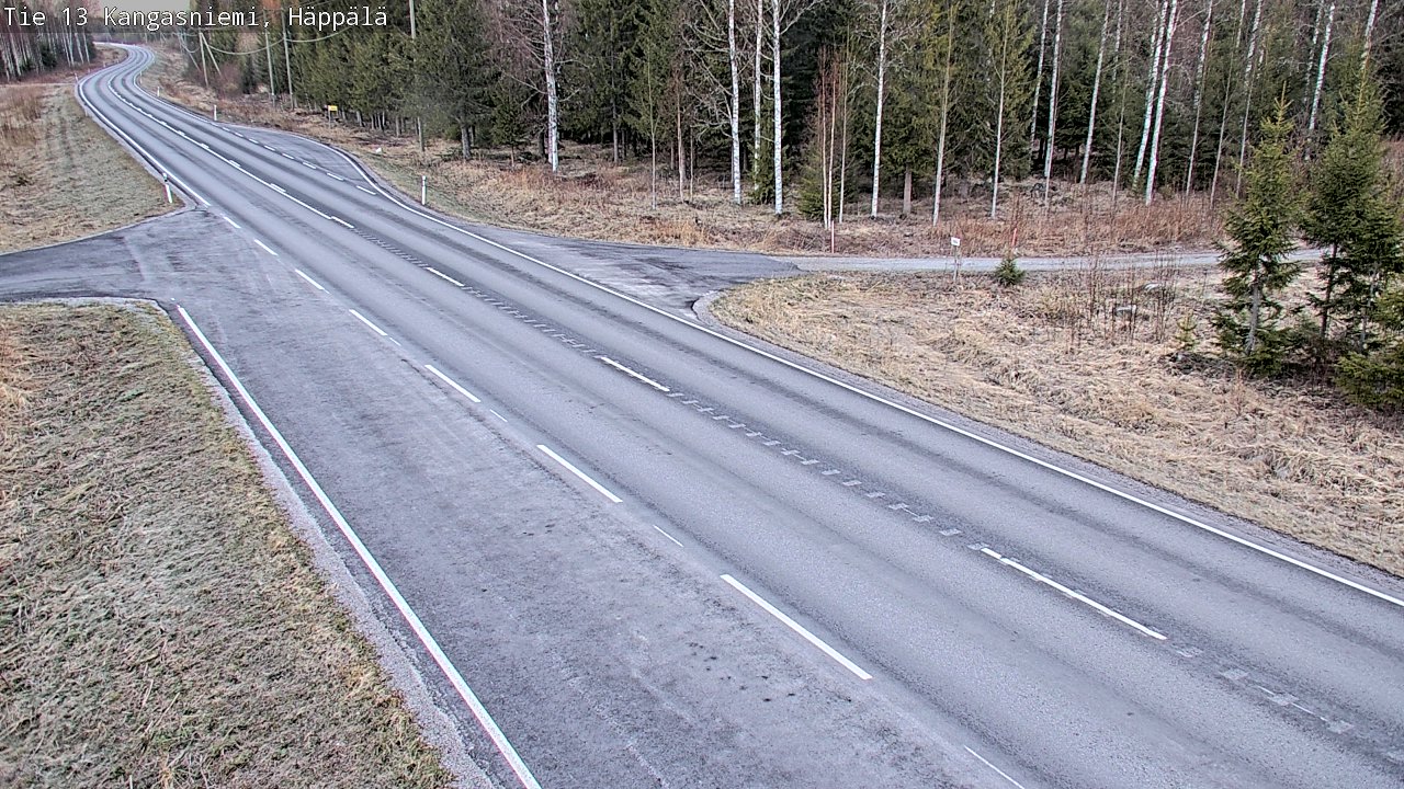 Weather Camera Image Väg 13 Kangasniemi, Häppälä, Kangasniemi, Etelä-Savo