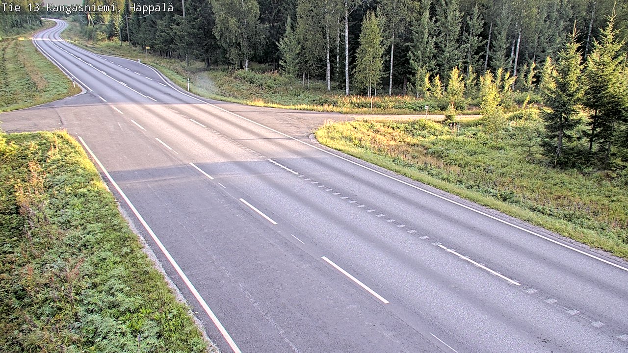 Weather Camera Image Road 13 Kangasniemi, Häppälä, Kangasniemi, Etelä-Savo