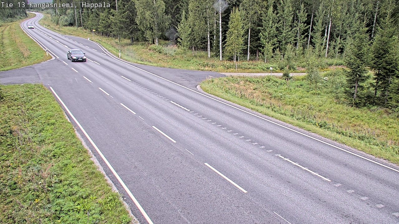 Weather Camera Image Väg 13 Kangasniemi, Häppälä, Kangasniemi, Etelä-Savo