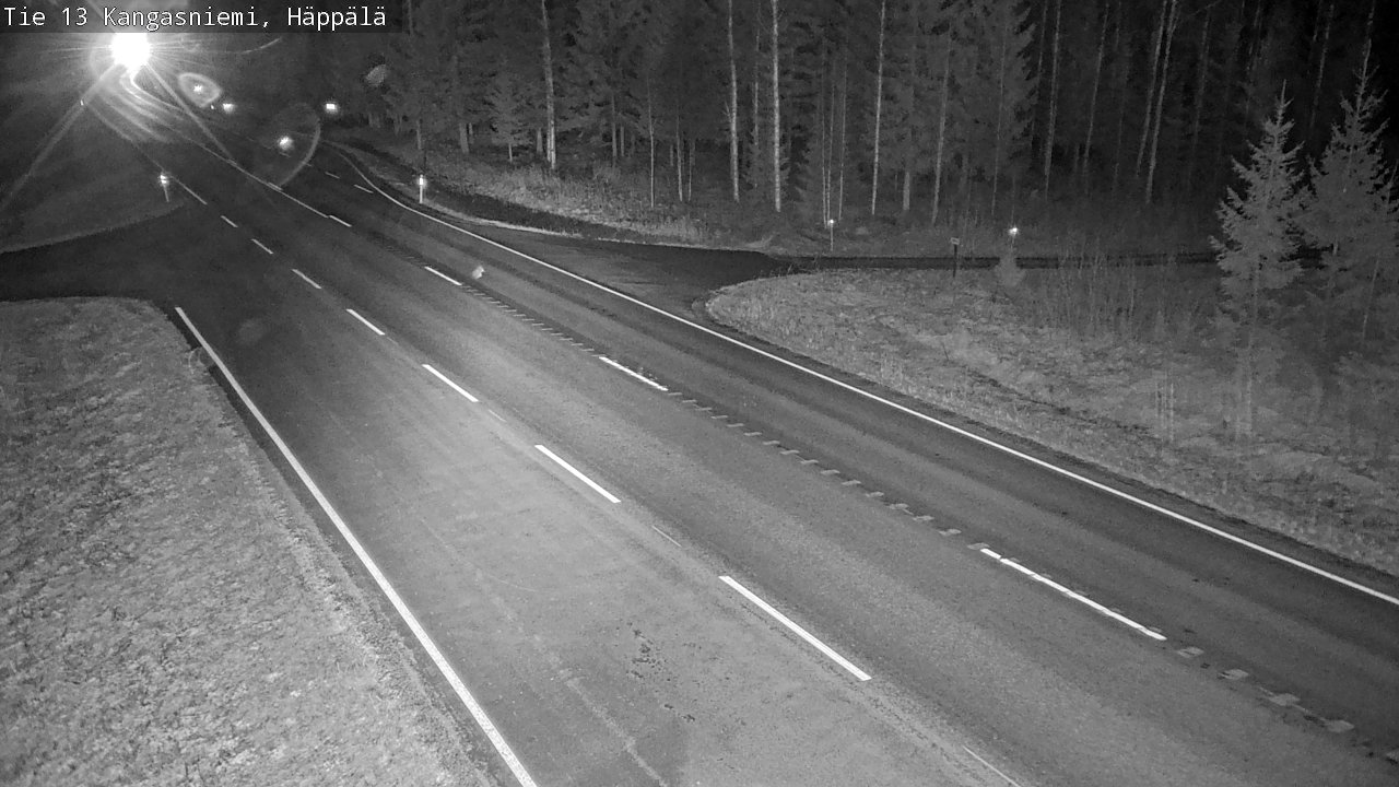 Weather Camera Image Road 13 Kangasniemi, Häppälä, Kangasniemi, Etelä-Savo