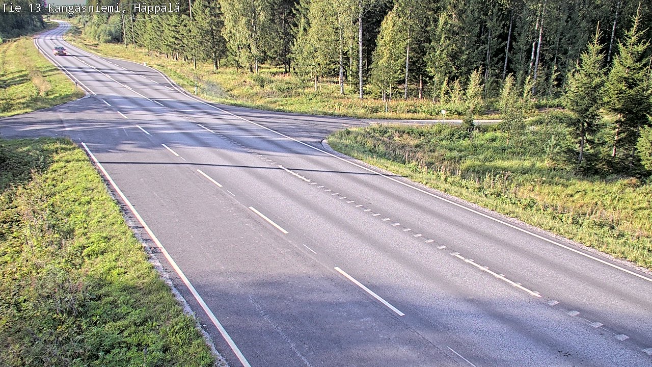 Kelikamerat Kuva Tie 13 Kangasniemi, Häppälä, Kangasniemi, Etelä-Savo