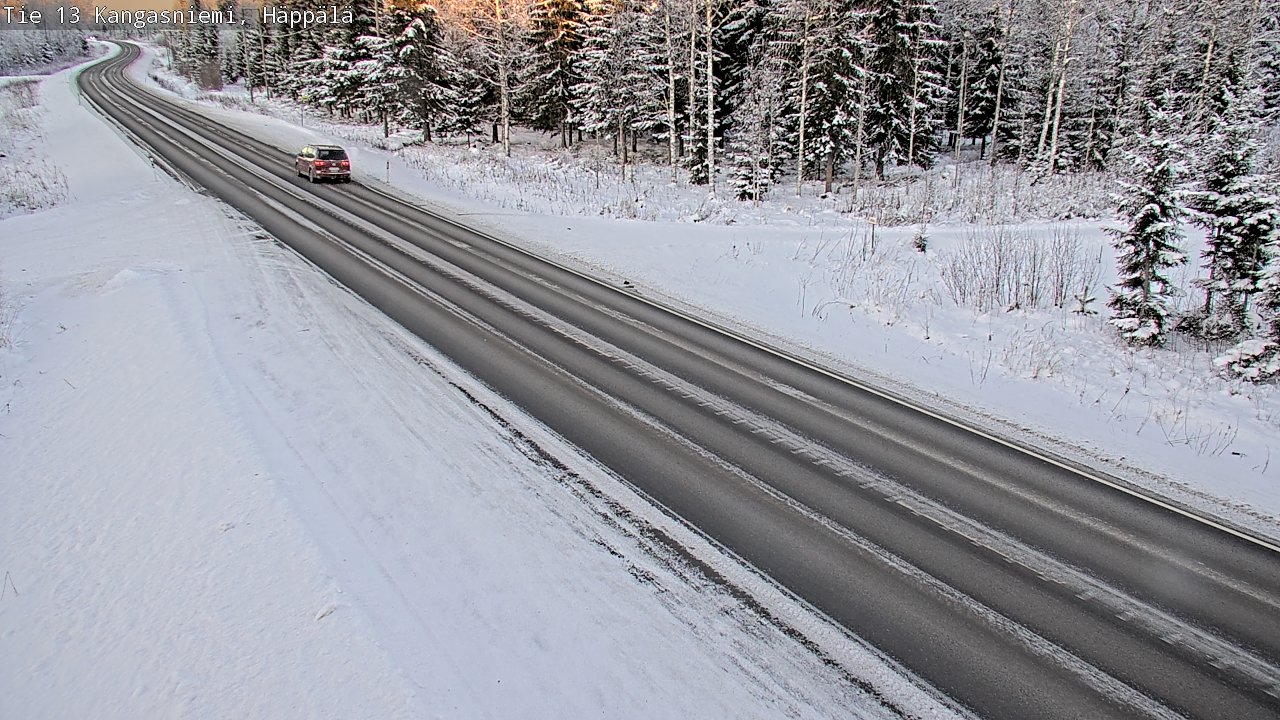 Weather Camera Image Road 13 Kangasniemi, Häppälä, Kangasniemi, Etelä-Savo
