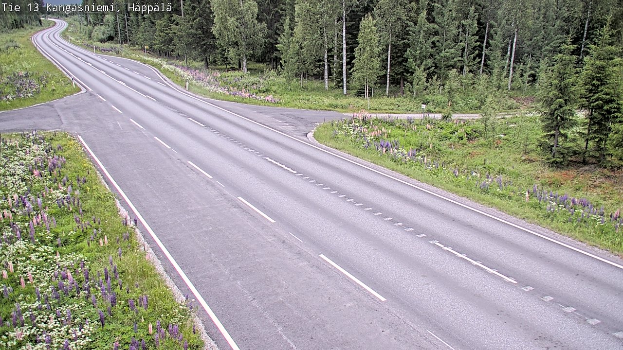 Kelikamerat Kuva Tie 13 Kangasniemi, Häppälä, Kangasniemi, Etelä-Savo