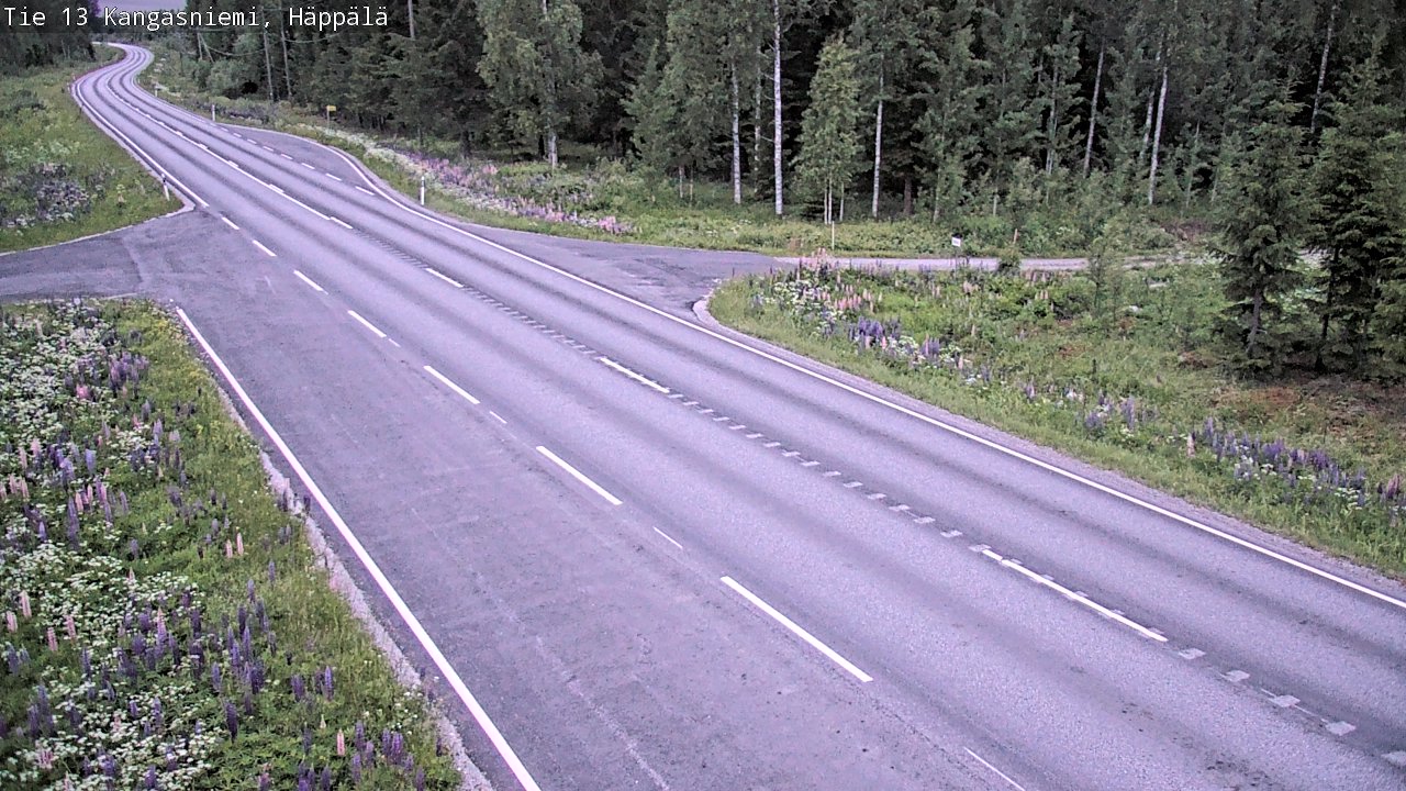 Kelikamerat Kuva Tie 13 Kangasniemi, Häppälä, Kangasniemi, Etelä-Savo