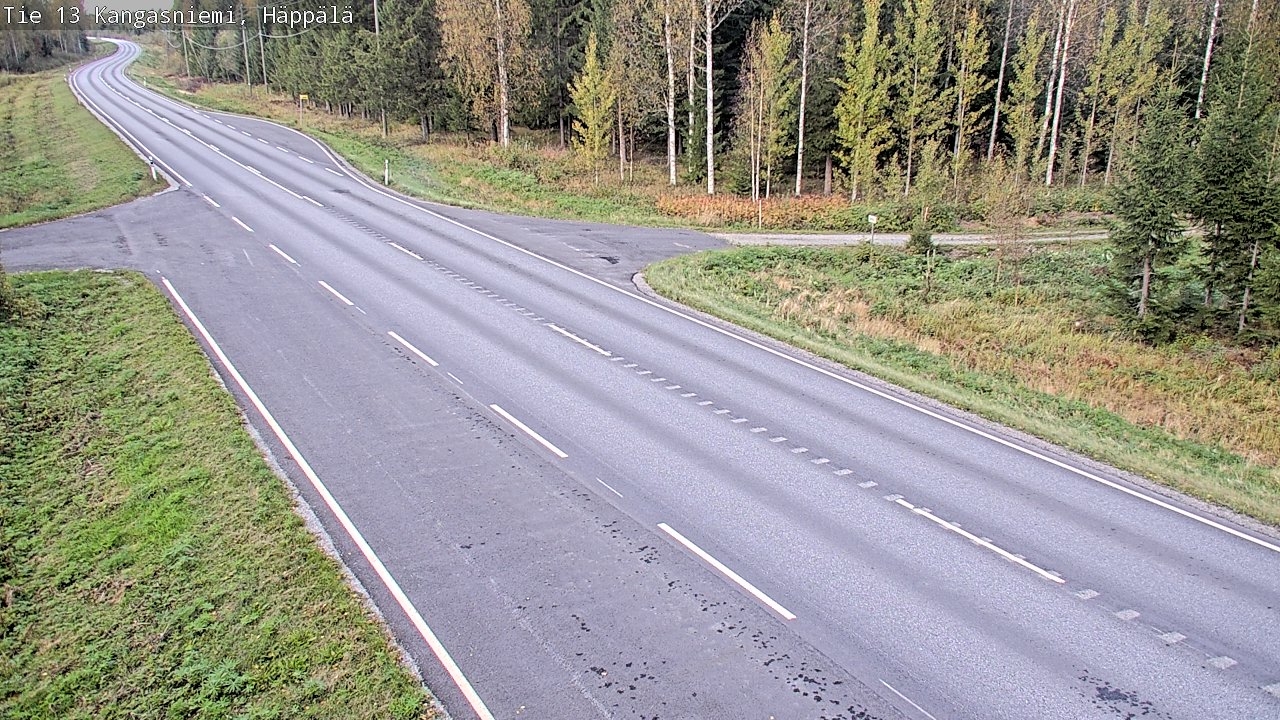 Weather Camera Image Väg 13 Kangasniemi, Häppälä, Kangasniemi, Etelä-Savo