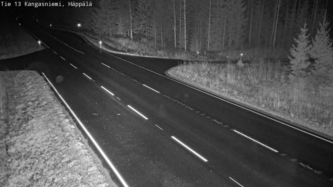 Weather Camera Image Road 13 Kangasniemi, Häppälä, Kangasniemi, Etelä-Savo