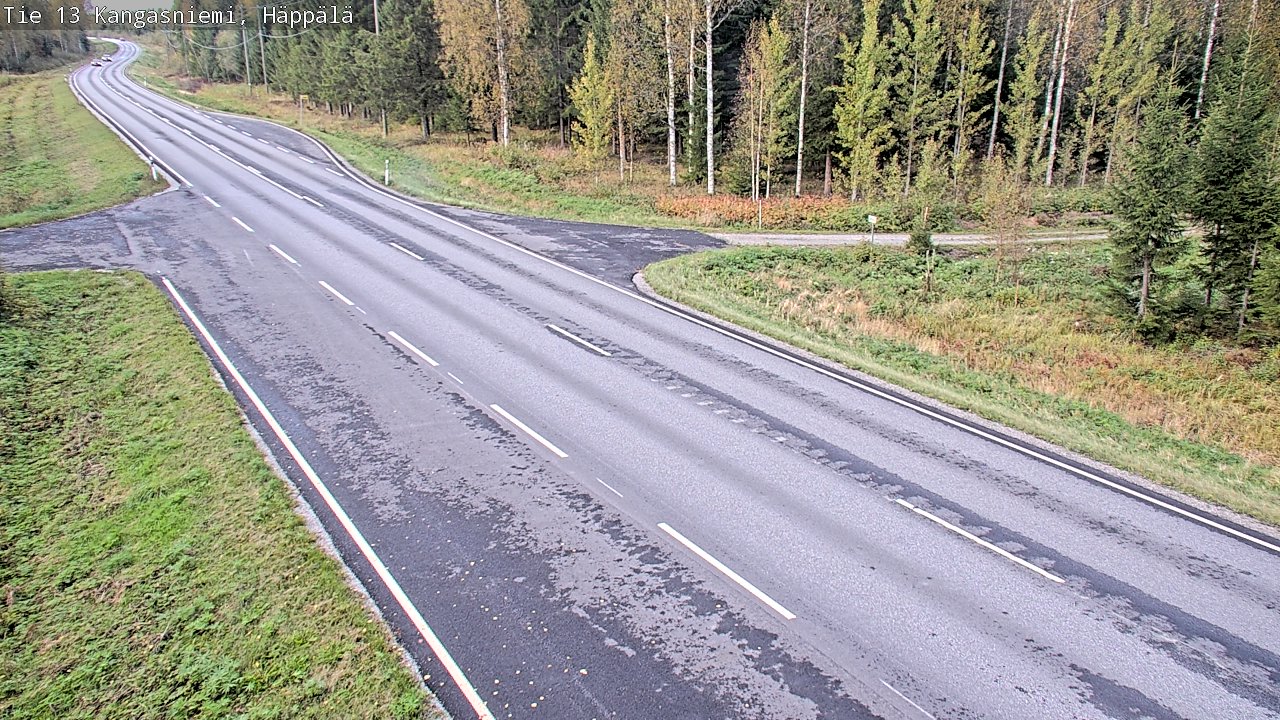 Weather Camera Image Road 13 Kangasniemi, Häppälä, Kangasniemi, Etelä-Savo