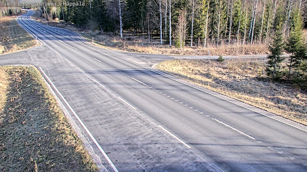 Weather Camera Image Väg 13 Kangasniemi, Häppälä, Kangasniemi, Etelä-Savo