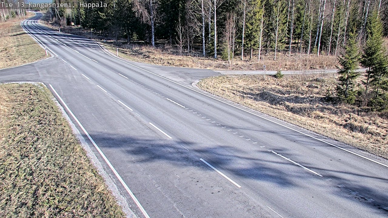 Weather Camera Image Väg 13 Kangasniemi, Häppälä, Kangasniemi, Etelä-Savo