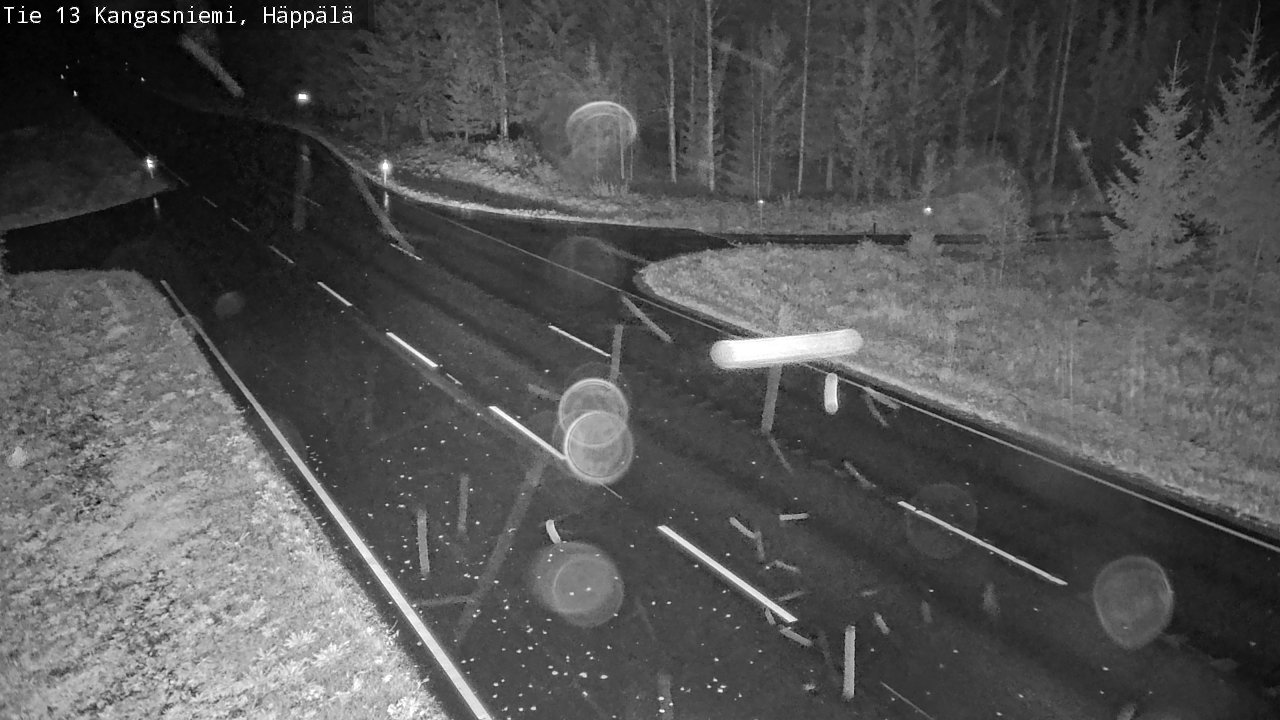 Weather Camera Image Road 13 Kangasniemi, Häppälä, Kangasniemi, Etelä-Savo