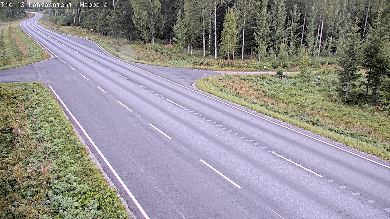 Weather Camera Image Road 13 Kangasniemi, Häppälä, Kangasniemi, Etelä-Savo