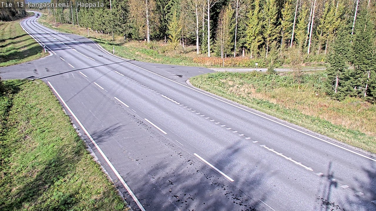Weather Camera Image Road 13 Kangasniemi, Häppälä, Kangasniemi, Etelä-Savo