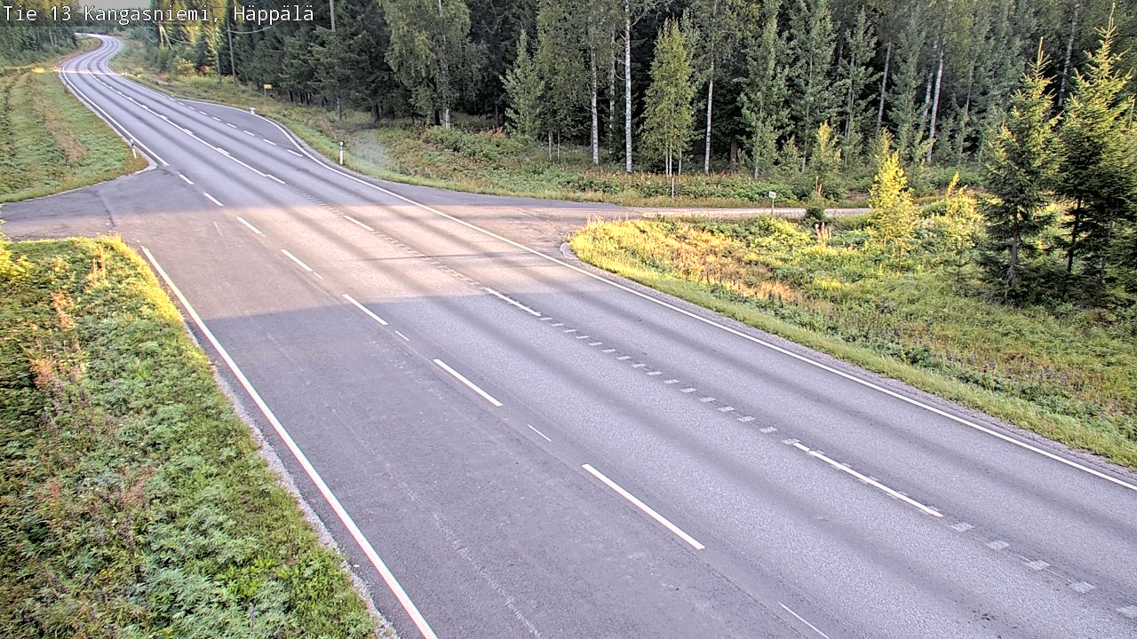 Weather Camera Image Road 13 Kangasniemi, Häppälä, Kangasniemi, Etelä-Savo