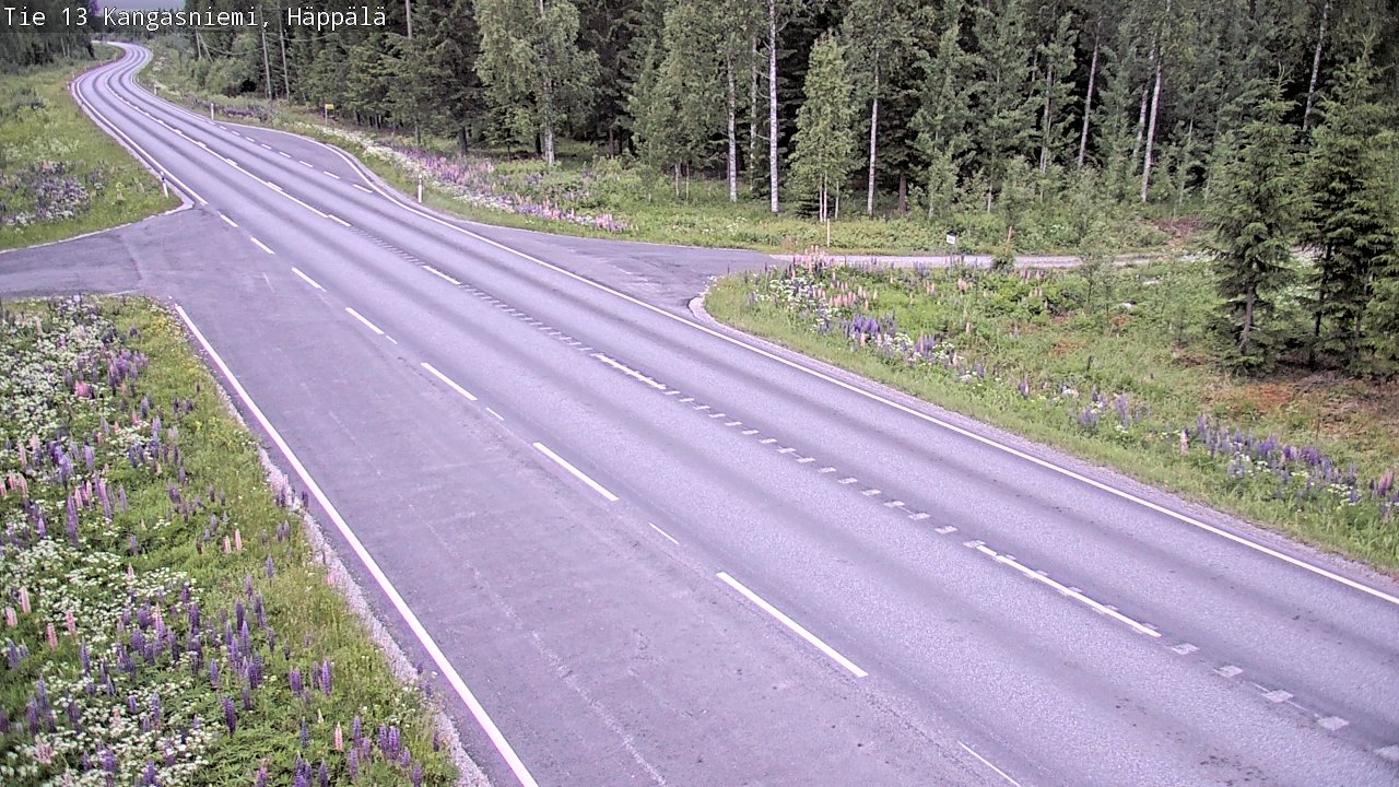 Kelikamerat Kuva Tie 13 Kangasniemi, Häppälä, Kangasniemi, Etelä-Savo