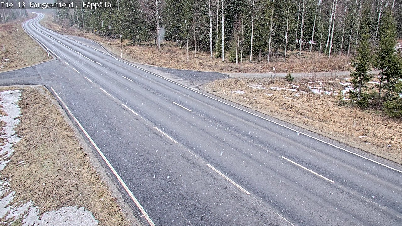 Kelikamerat Kuva Tie 13 Kangasniemi, Häppälä, Kangasniemi, Etelä-Savo