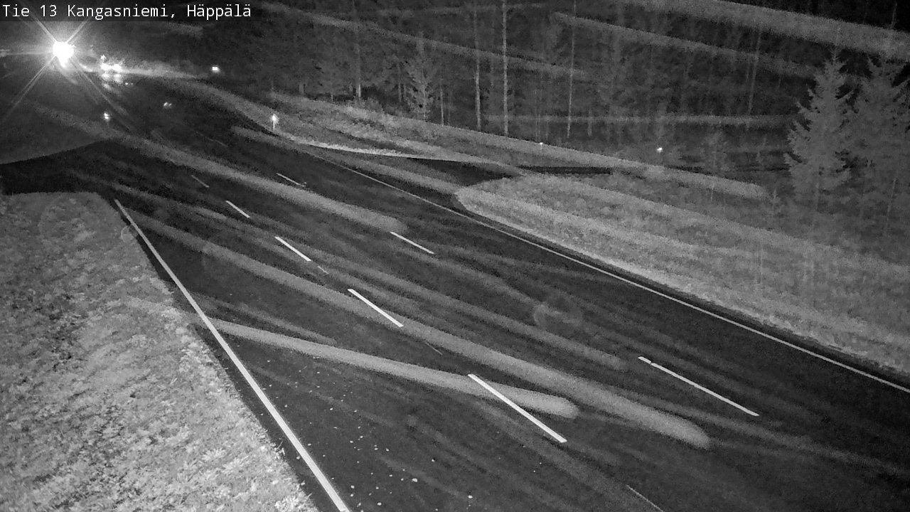 Weather Camera Image Road 13 Kangasniemi, Häppälä, Kangasniemi, Etelä-Savo