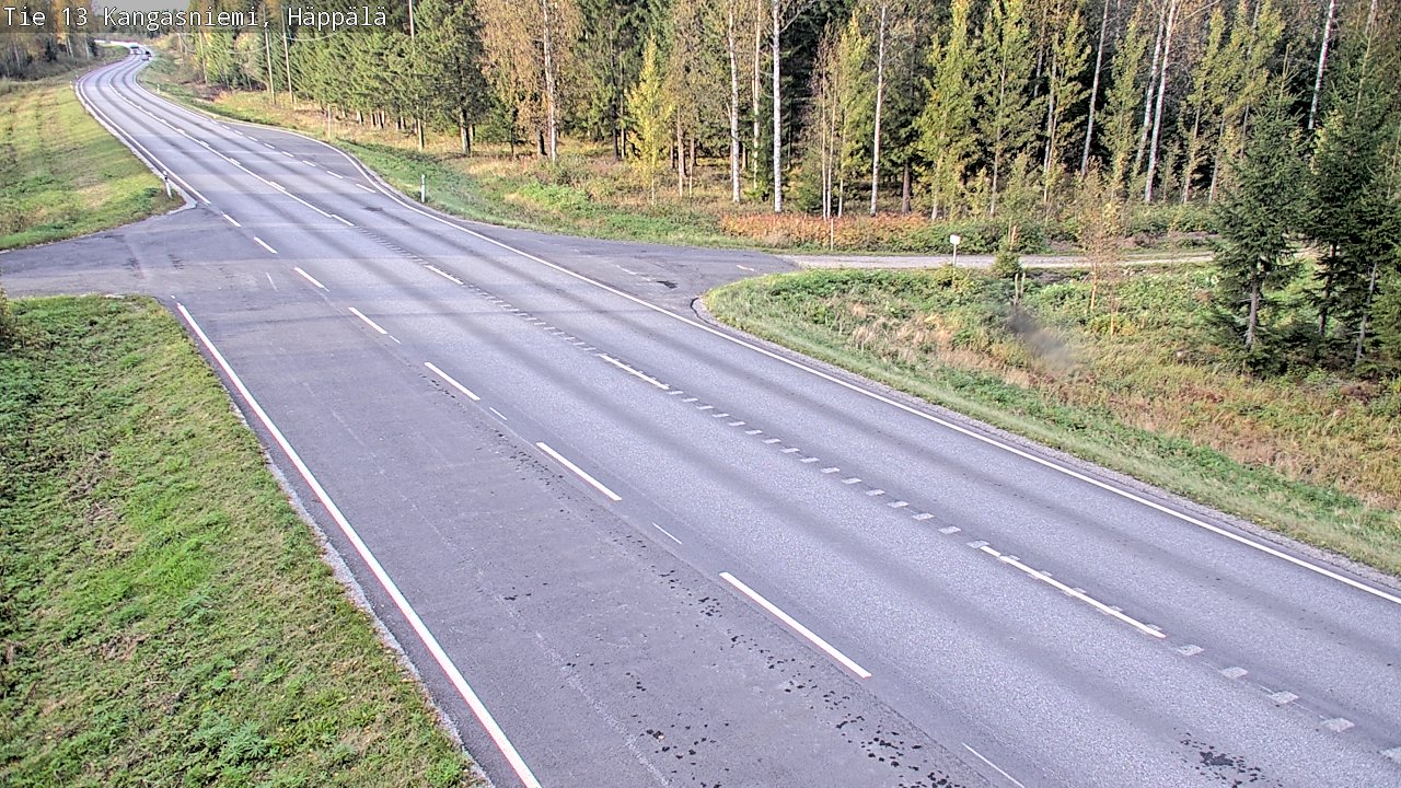 Weather Camera Image Väg 13 Kangasniemi, Häppälä, Kangasniemi, Etelä-Savo