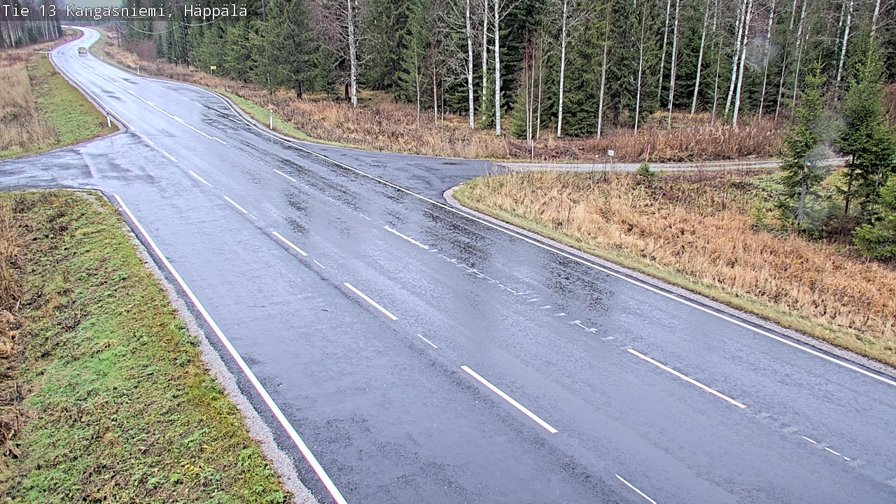 Weather Camera Image Road 13 Kangasniemi, Häppälä, Kangasniemi, Etelä-Savo