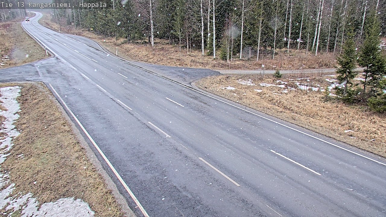 Weather Camera Image Road 13 Kangasniemi, Häppälä, Kangasniemi, Etelä-Savo