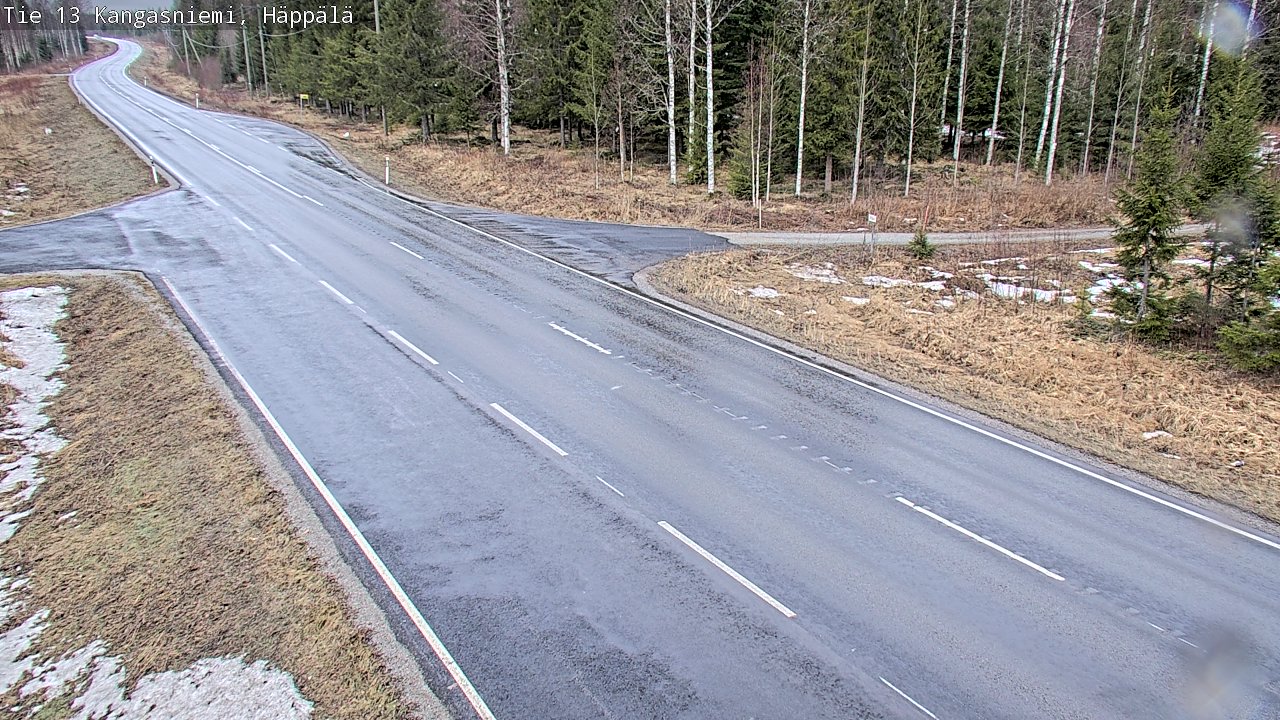 Weather Camera Image Road 13 Kangasniemi, Häppälä, Kangasniemi, Etelä-Savo