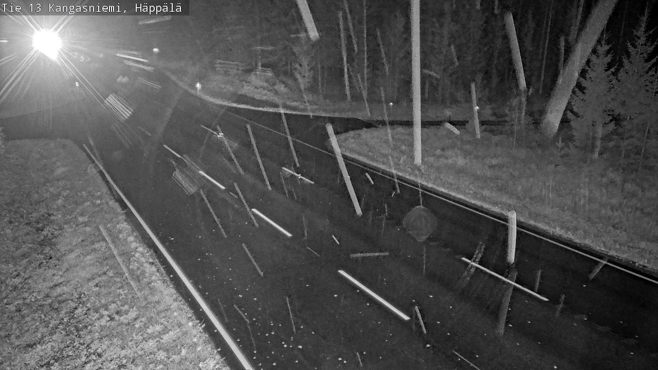 Weather Camera Image Road 13 Kangasniemi, Häppälä, Kangasniemi, Etelä-Savo