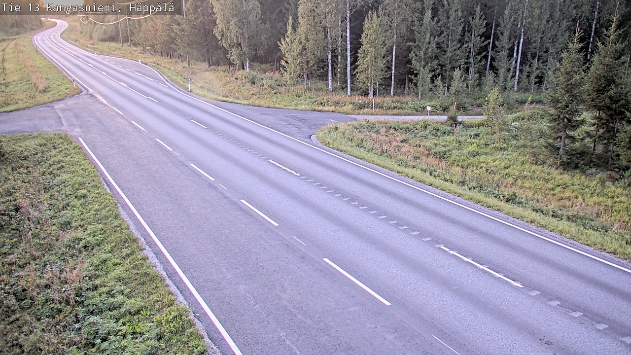 Kelikamerat Kuva Tie 13 Kangasniemi, Häppälä, Kangasniemi, Etelä-Savo