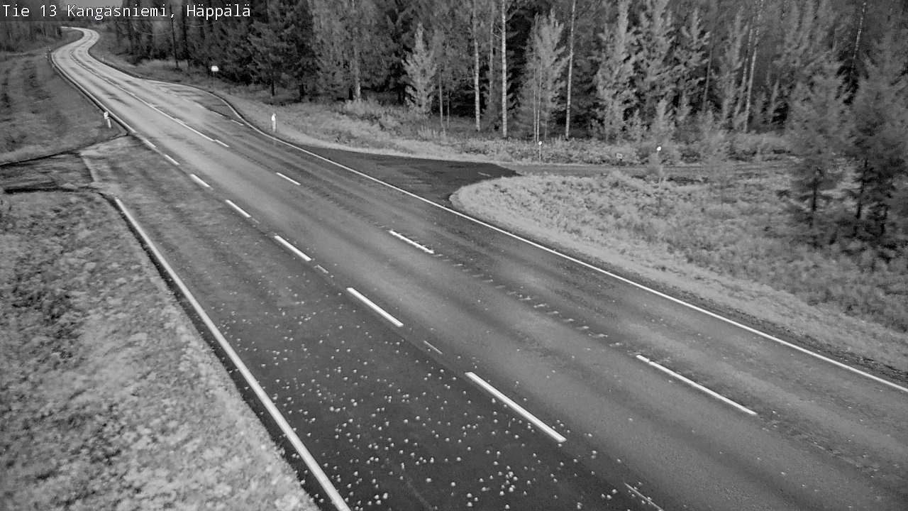 Weather Camera Image Road 13 Kangasniemi, Häppälä, Kangasniemi, Etelä-Savo