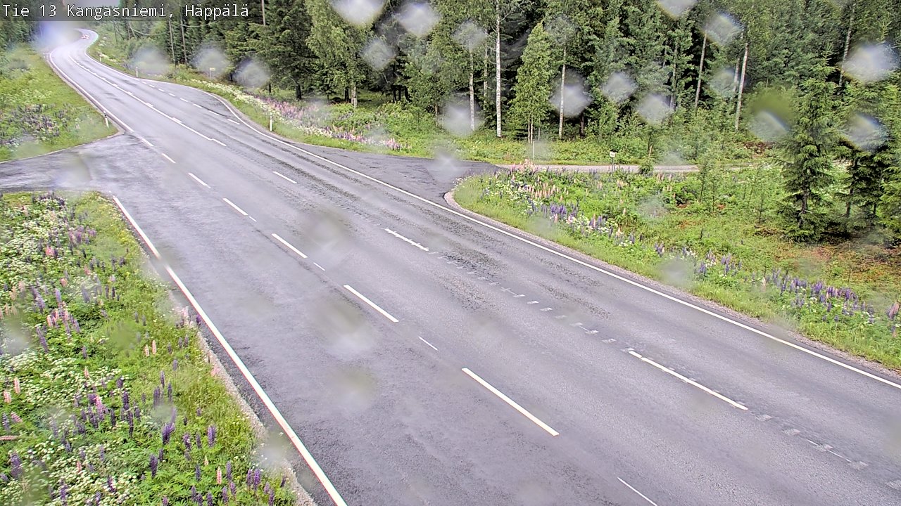 Weather Camera Image Väg 13 Kangasniemi, Häppälä, Kangasniemi, Etelä-Savo